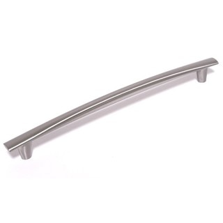 Contemporary 11.625-inch Round Arch Stainless Steel Finish Cabinet Bar Pull Handles (Set of 5)