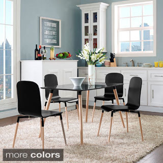 Stack Wood Dining Chairs (Set of 4)