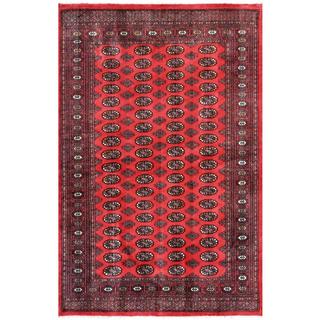 Herat Oriental Pakistani Hand-knotted Bokhara Red/ Ivory (5'2 x 7'9)