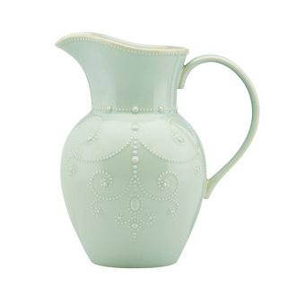Lenox Ice Blue French Perle Large Pitcher