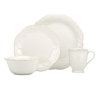 Lenox White French Perle 4-piece Place Setting (service for 1)