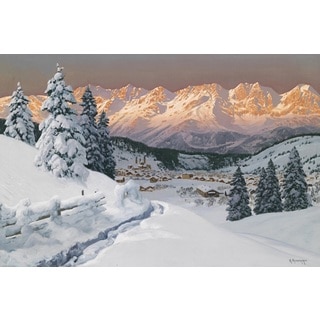 Winter Wonderland' Oil on Canvas Art