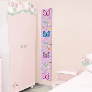 Peel & Stick Butterfly Growth Chart