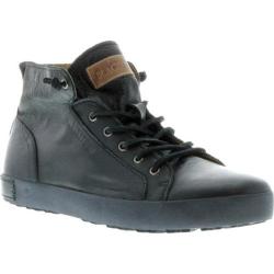 Men's Blackstone JM03 Mid Rise Sneaker Black Full Grain Leather