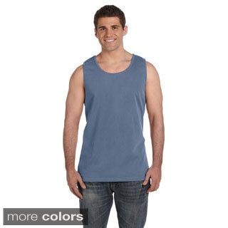 Men's Ringspun Garment-dyed Tank Top