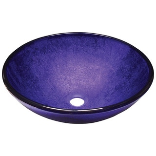 Polaris Sinks P246 Foil Undertone Purple Glass Vessel Sink
