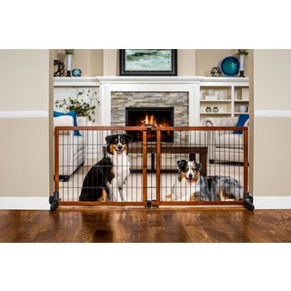 Carlson Pet Extra Tall Wood Free-standing Pet Gate