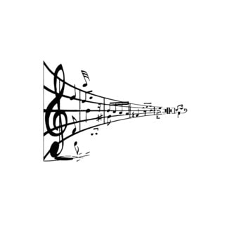 Music Notes Vinyl Wall Art