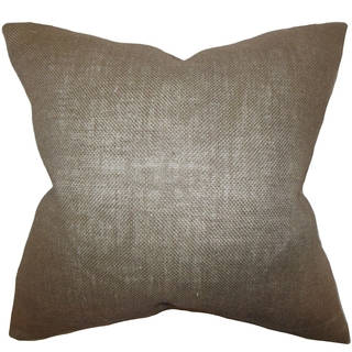 Ellery Gray Solid Down Filled Throw Pillow