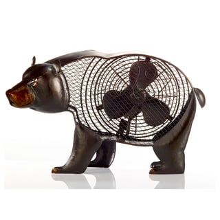 Black Bear Figurine Fan