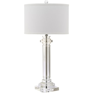 Safavieh Lighting 30-inch Crystal Nina Crystal Column Lamp