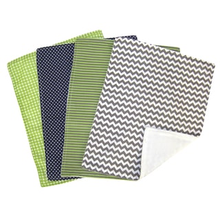 Trend Lab 5-piece Nursing Cover and Burp Cloth Set in Perfectly Preppy