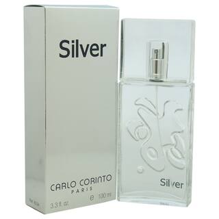 Carlo Corinto Silver Men's 3.3-ounce Eau de Toilette Spray