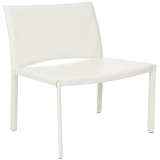 Safavieh Metropolitan Dining Garret White Leisure Chairs (Set of 2)
