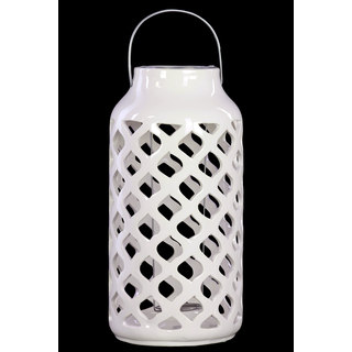 Ceramic Lantern White