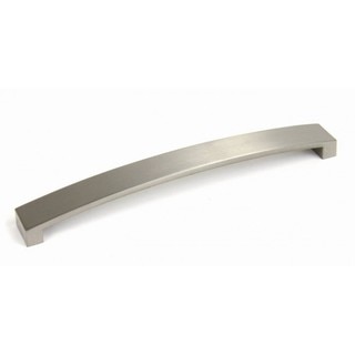 Contemporary 9-1/4-inch Flat Arch Stainless Steel Finish Cabinet Bar Pull Handle (Case of 10)