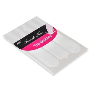 Zodaca White French Nail Guide Manicure Stickers