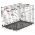 Lucky Dog 2-door Black Wire Pet Crate