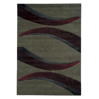 Mystique Red Arches Rug (7.10 x 10.10)