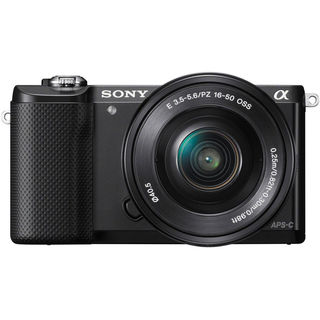 Sony Alpha A5000 Mirrorless Black Digital Camera Body with 16-50mm f/3.5-5.6 OSS Lens
