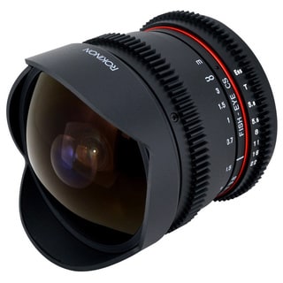 Rokinon 8mm T3.8 Cine Fisheye Video Lens