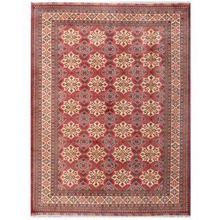 Herat Oriental Afghan Hand-knotted Tribal Kargahi Wool Rug (8'7 x 11'3)