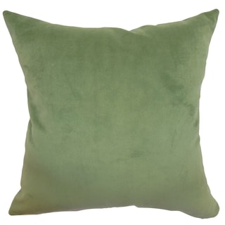 Generys Forest Plain Feathered Filled 18-inch Throw Pillow