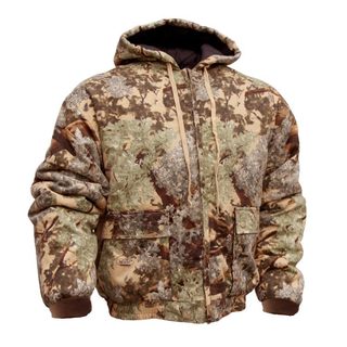 King's Camo Insulated Cotton Duck Hooded Hunting Jacket