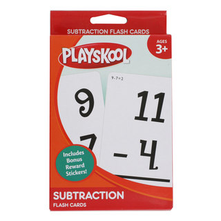 Playskool Ages 3+ 'Subtraction' Flash Cards (36 Cards)