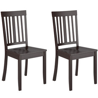 CorLiving Atwood Cappuccino Stained Dining Chairs (Set of 2)