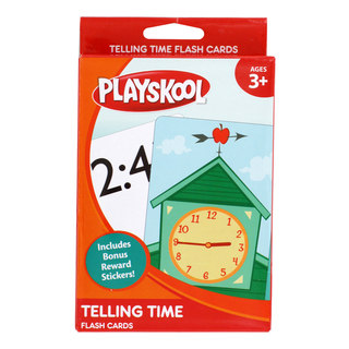 Playskool Ages 3+ Grade 1 'Telling Time' Flash Cards (36 Cards)