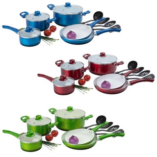 Ceramic Non-stick 12-piece Cookware Set