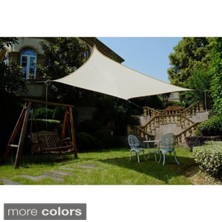Cool Area 11.5-foot UV-blocking Sun Shade with Stainless Steel Hardware Kit