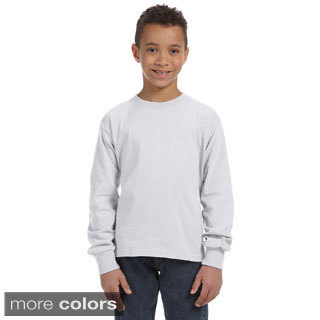 Fruit of the Loom Youth Heavy Cotton HD Long Sleeve T-shirt
