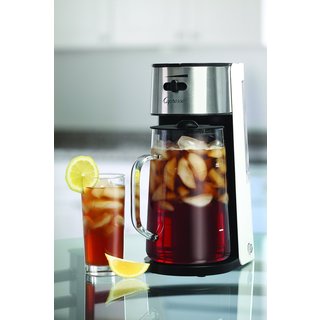 Capresso 624.02 Iced Tea Maker with 80-ounce Glass Carafe and Removable Water Tank
