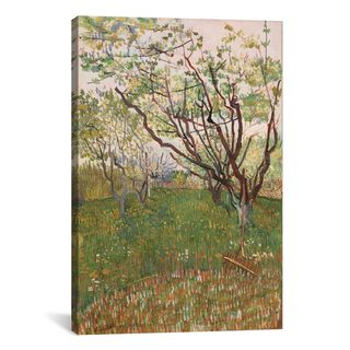 iCanvas The Flowering Orchard by Vincent van Gogh Canvas Print Wall Art
