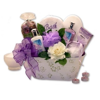 Tranquil Delights Lavender Bath & Body Gift Basket