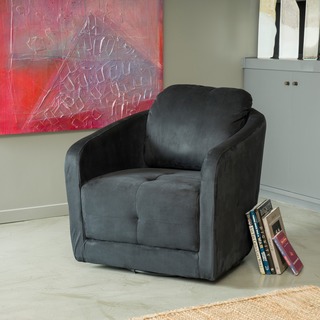 Christopher Knight Home Concordia Microfiber Fabric Swivel Chair