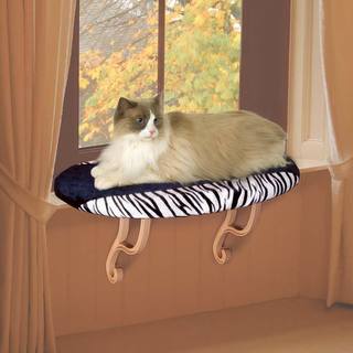 K&H Pet Products Kitty Sill Zebra Bed