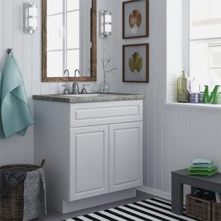 Altra White Stipple 30-inch Bath Vanity Cabinet