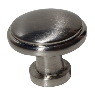 GlideRite 1.125-inch Satin Nickel Round Ring Cabinet Knobs (Pack of 10)