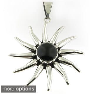 Handcrafted Sterling Silver Radiant Sun Pendant (Mexico)