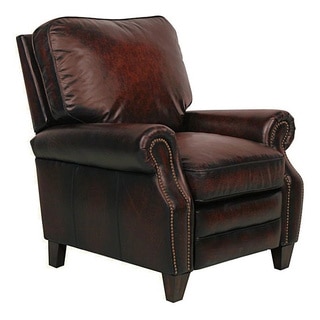 Briarwood II Stetson Bordeaux Leather Power Recliner