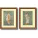 Framed Art Print 'Primavera & Diana - set of 2' by Pompeian 15 x 19-inch Each - Thumbnail 0