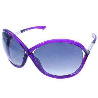 Tom Ford Womens TF9 Whitney 75B Shiny Fuchsia Plastic Fashion Sunglasses