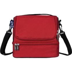 Children's Wildkin Double Decker Lunch Bag Cardinal Red