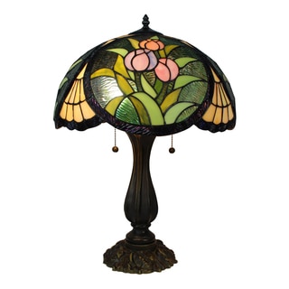 Amora Lighting Tiffany Style Tulips Design 23-inch Table Lamp
