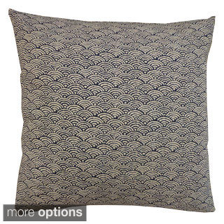 Kioto Fan Geometric 20x20-inch Pillow