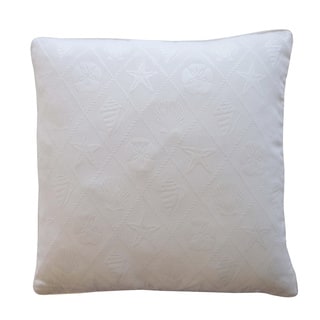 Shell White Nautical 20x20-inch Pillow