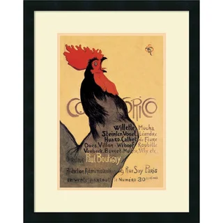 Theophile Alexandre Steinlen 'Cocorico, 1899' Framed Art Print 20 x 26-inch